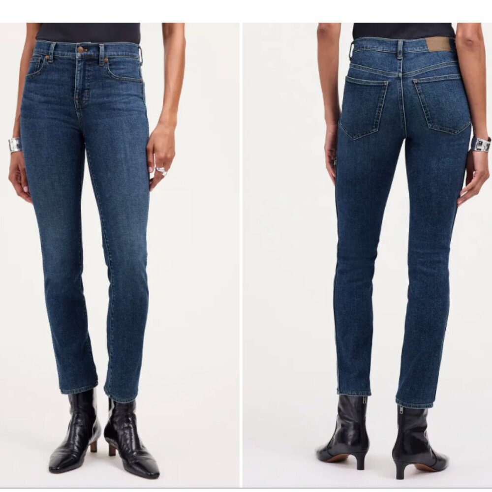Madewell Women's High Rise Jeans - Dark Blue Sz 28